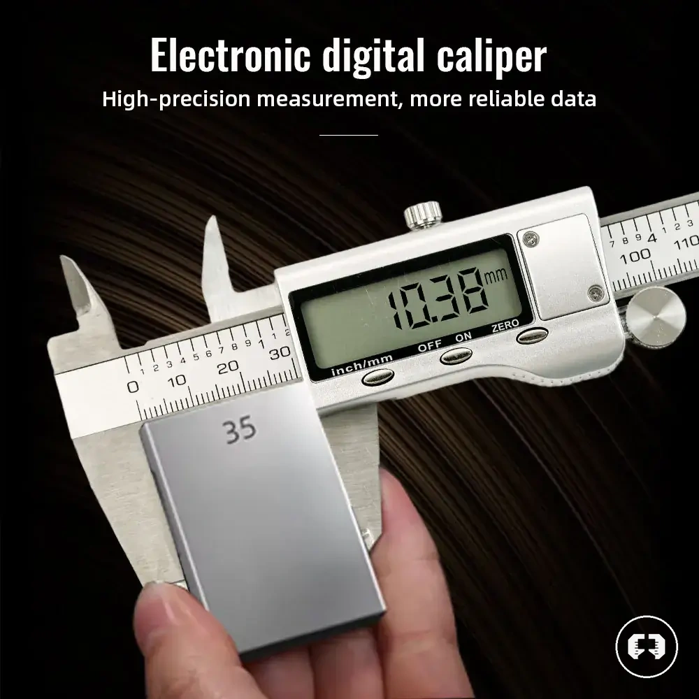 Elektronischer digitaler Vernier-Messschieber aus Edelstahl für Messungen von 0 bis 150 mm