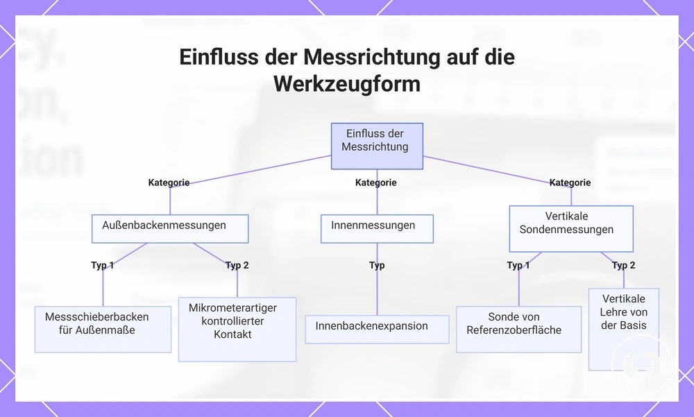 Einfluss der Messrichtung auf die Werkzeugform