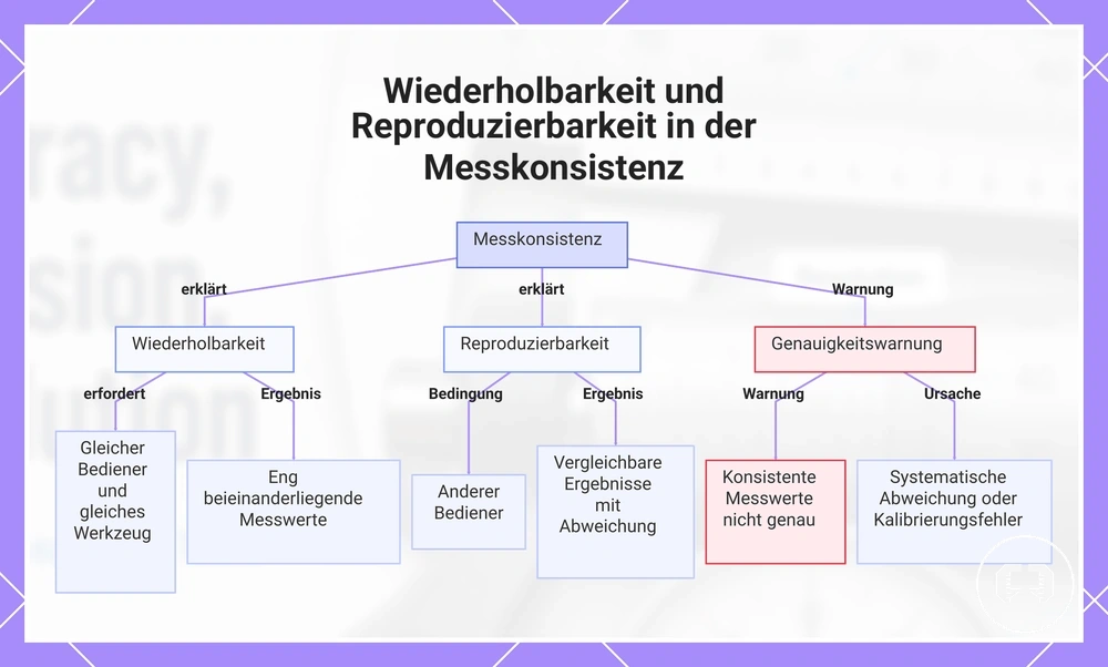 Wiederholbarkeit und Reproduzierbarkeit in der Messkonsistenz