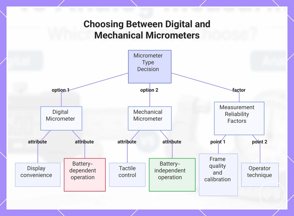 Choosing Between Digital and Mechanical Micrometers