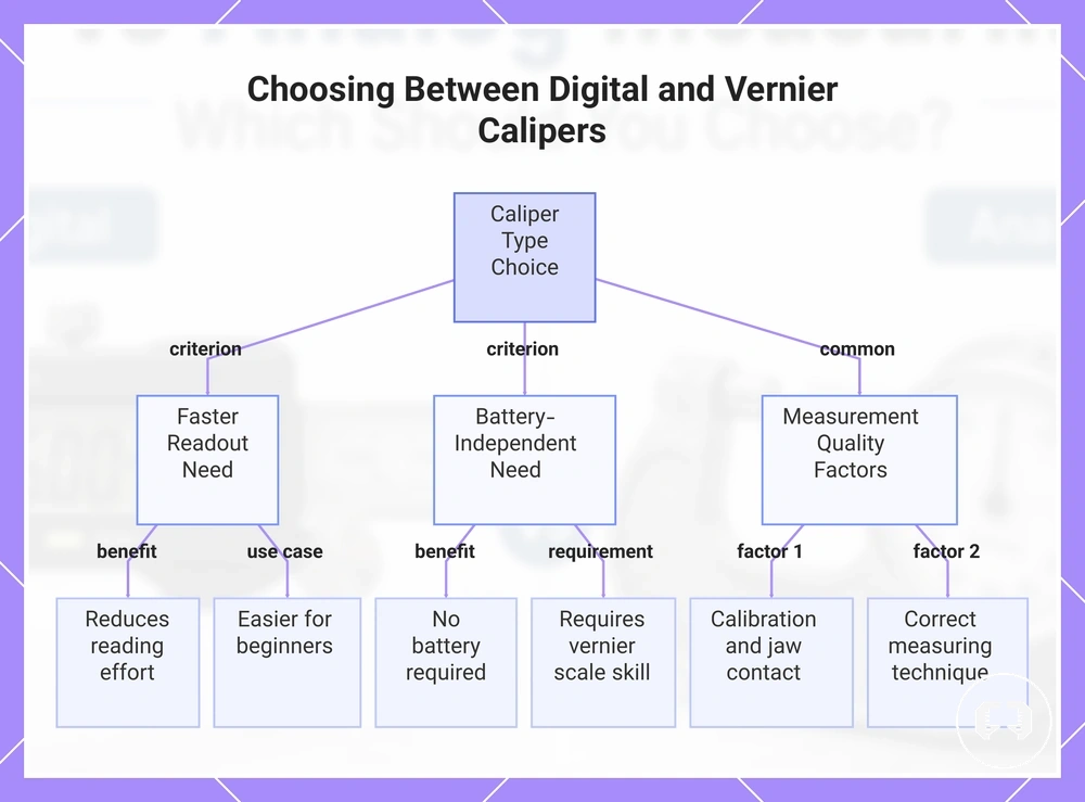 Choosing Between Digital and Vernier Calipers