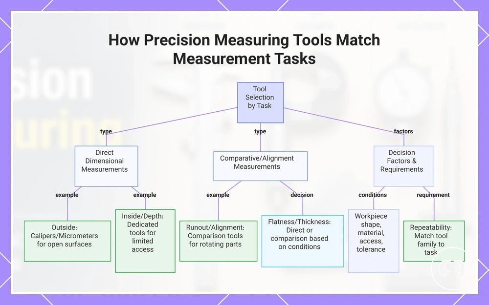 How Precision Measuring Tools Match Measurement Tasks