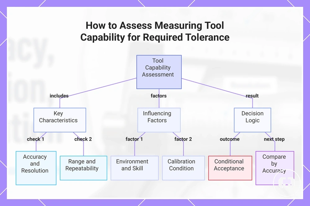 How to Assess Measuring Tool Capability for Required Tolerance