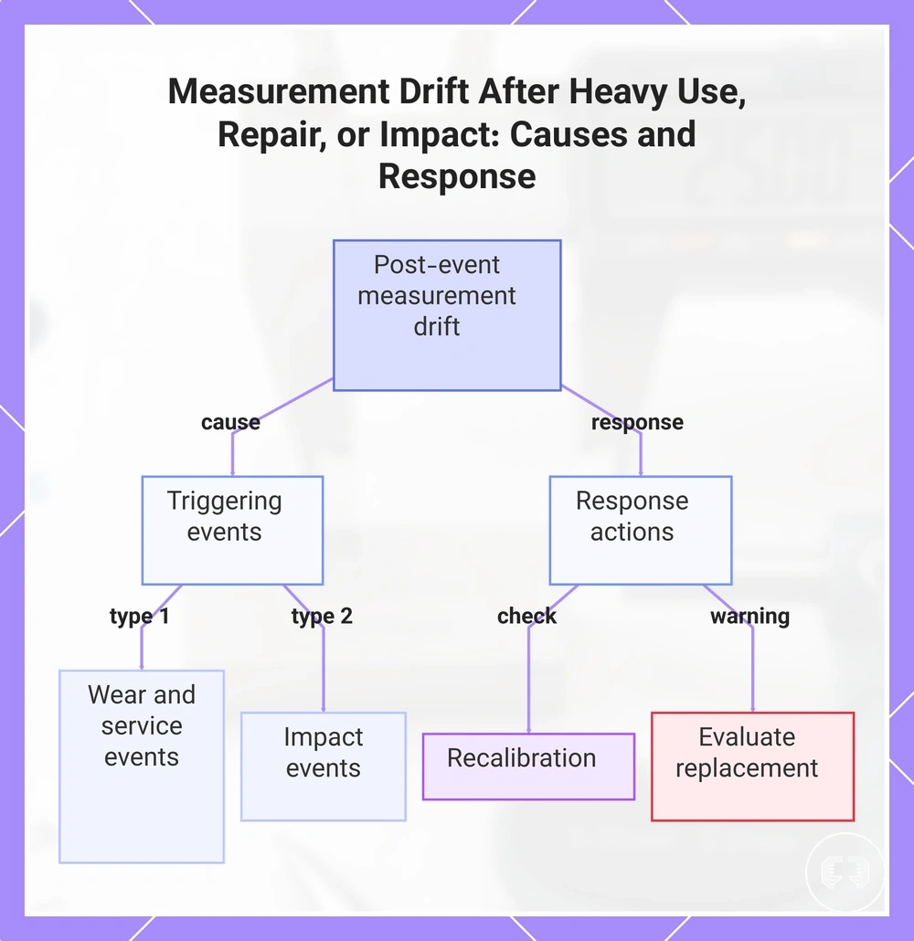 Measurement Drift After Heavy Use, Repair, or Impact: Causes and Response