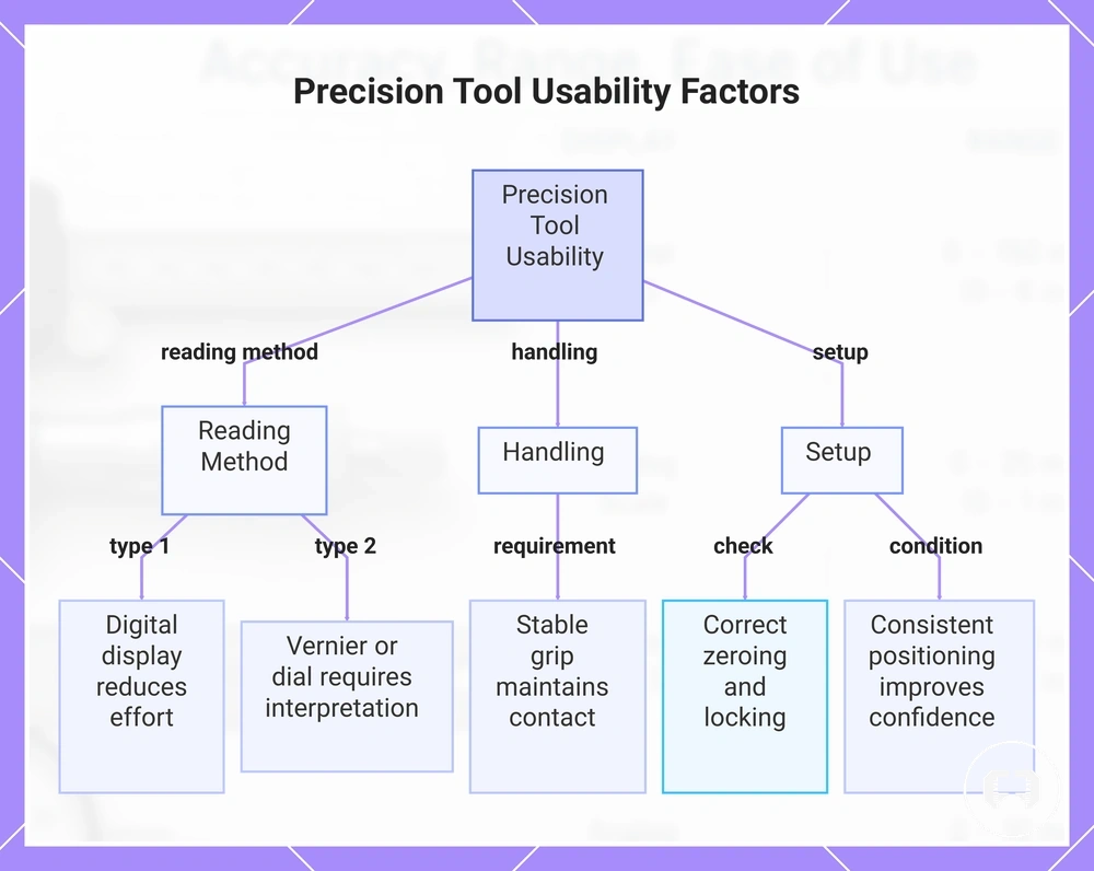 Precision Tool Usability Factors