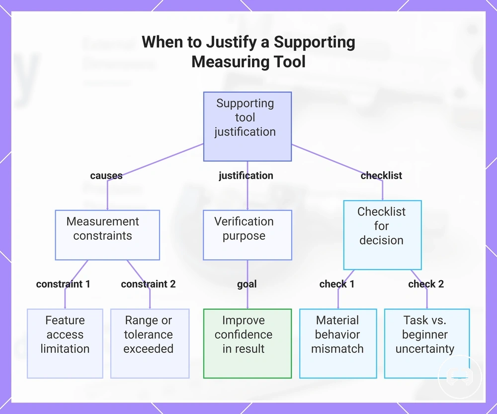 When to Justify a Supporting Measuring Tool