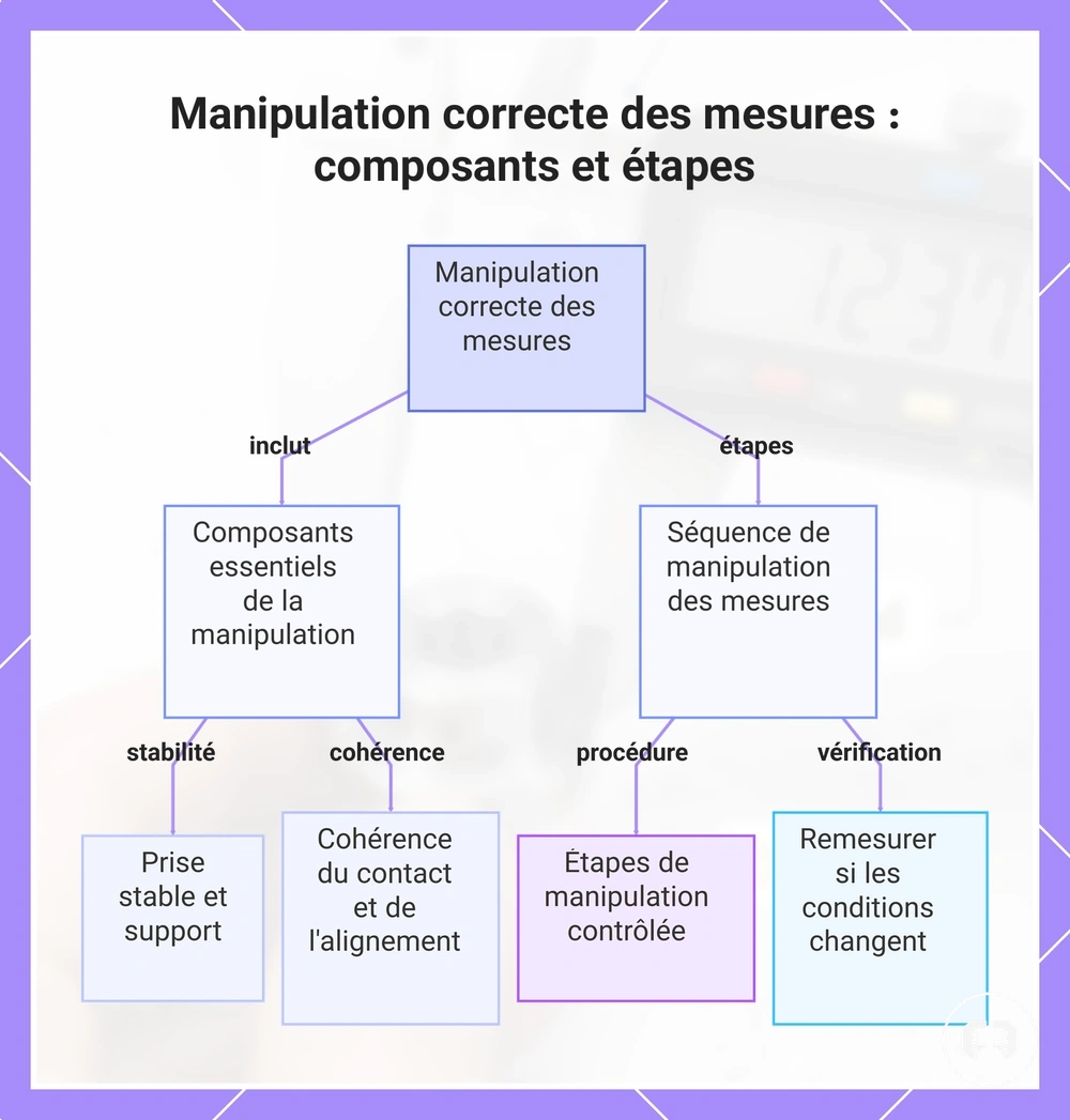 Manipulation correcte des mesures : composants et étapes