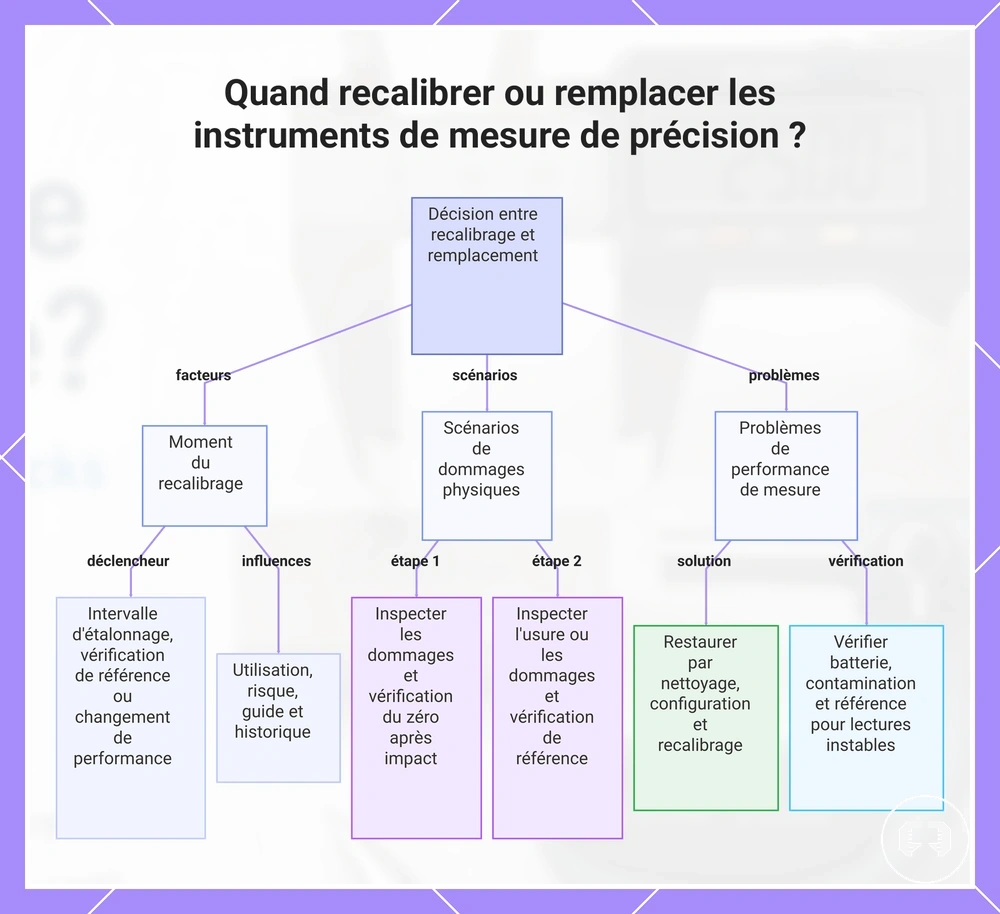 Quand recalibrer ou remplacer les instruments de mesure de précision ?