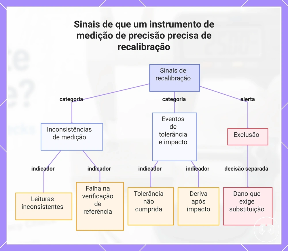 Sinais de que um instrumento de medição de precisão precisa de recalibração