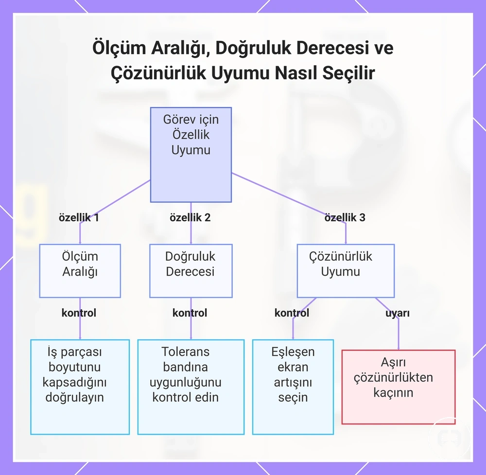 Ölçüm Aralığı, Doğruluk Derecesi ve Çözünürlük Uyumu Nasıl Seçilir