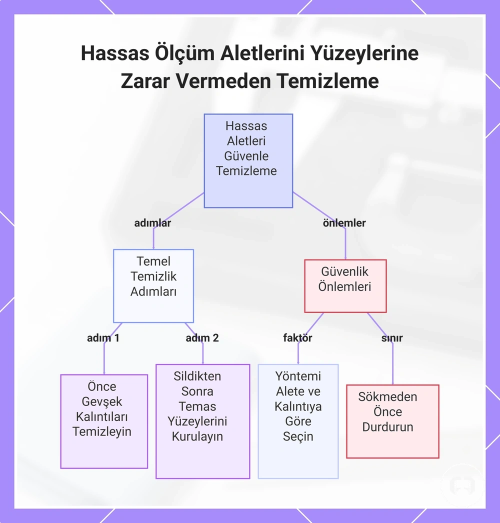 Hassas Ölçüm Aletlerini Yüzeylerine Zarar Vermeden Temizleme