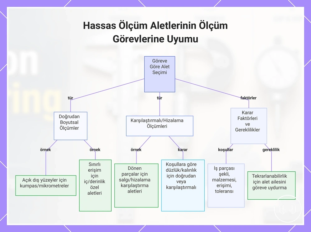 Hassas Ölçüm Aletlerinin Ölçüm Görevlerine Uyumu