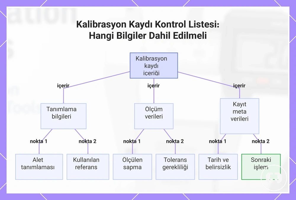 Kalibrasyon Kaydı Kontrol Listesi: Hangi Bilgiler Dahil Edilmeli