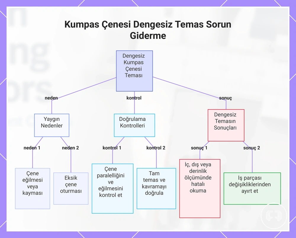 Kumpas Çenesi Dengesiz Temas Sorun Giderme