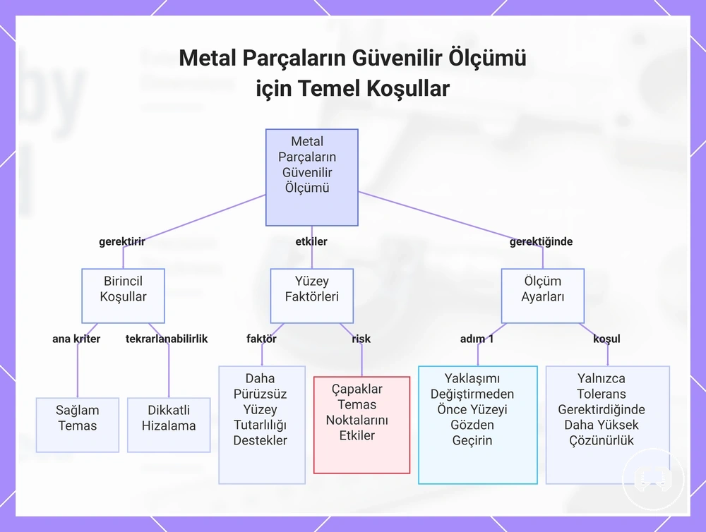 Metal Parçaların Güvenilir Ölçümü için Temel Koşullar