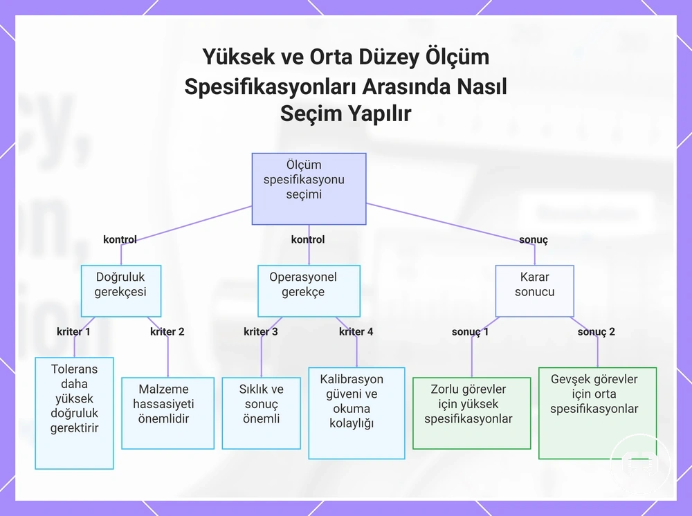 Yüksek ve Orta Düzey Ölçüm Spesifikasyonları Arasında Nasıl Seçim Yapılır