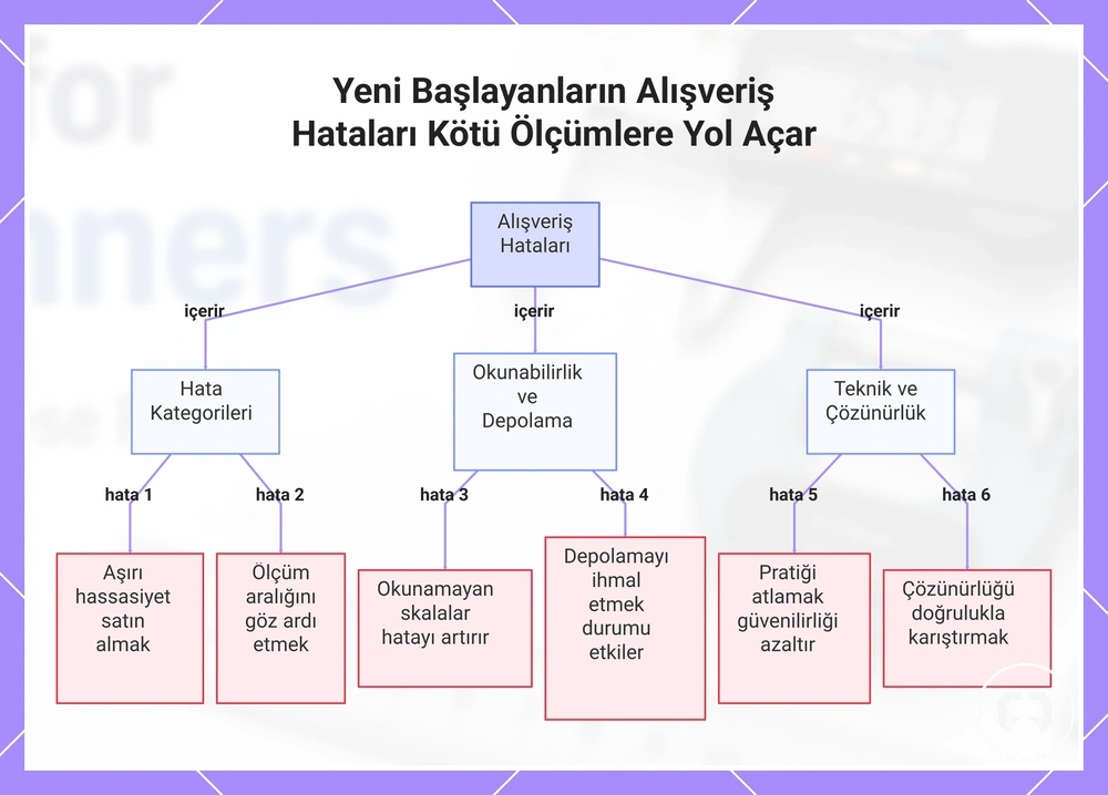 Yeni Başlayanların Alışveriş Hataları Kötü Ölçümlere Yol Açar